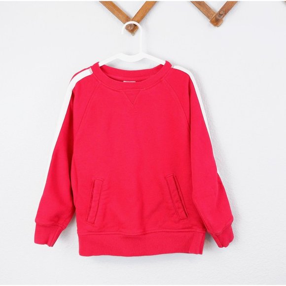 Hanna Andersson Red Kids Pull Over Sweatshirt, size 5 - Picture 5 of 11